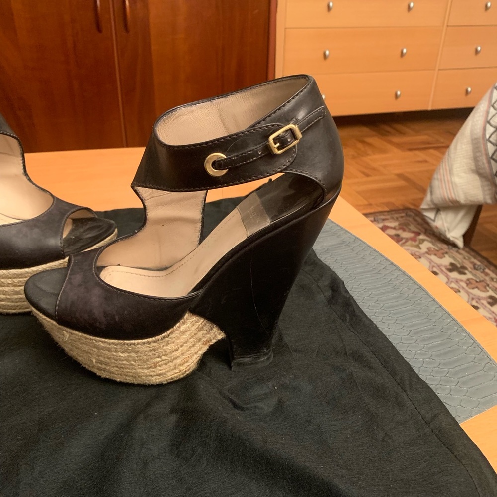 Platform wedge shoes